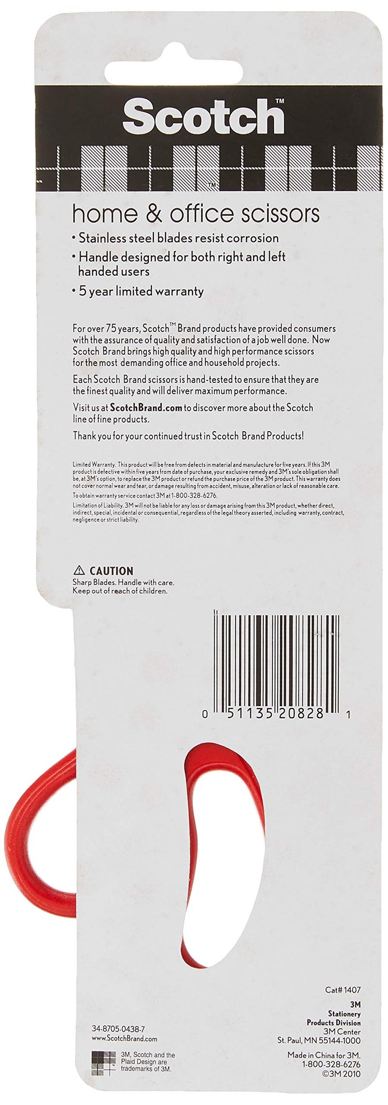 Scotch 7" Home & Office Scissors, Great for General Purpose Use (1407) - Image 5