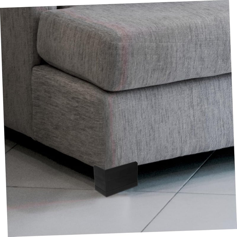 IMIKEYA 4pcs Non Slip Heavy Duty Bed Risers Adjustable Furniture Lifts for Tables Chairs and Appliances Compatibility Elevation Blocks Enhance Ergonomics and Storage Space - Image 5