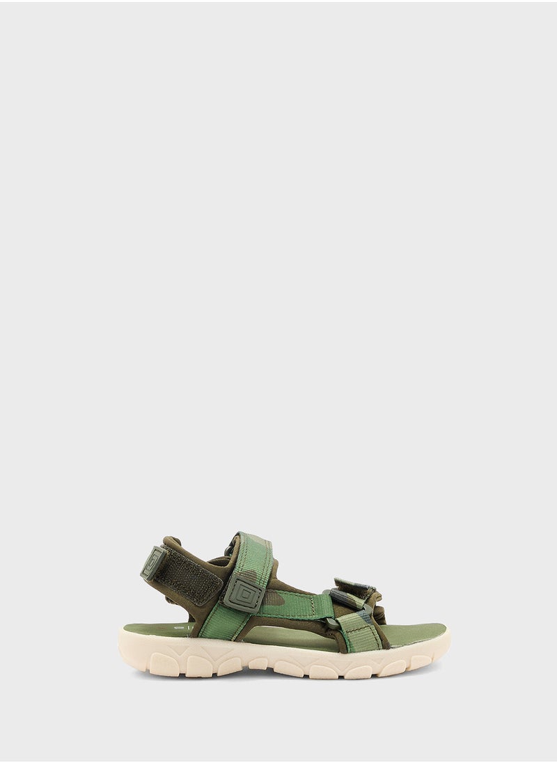 Marks & Spencer - Kids' Camo Riptape Trekkers - Image 1