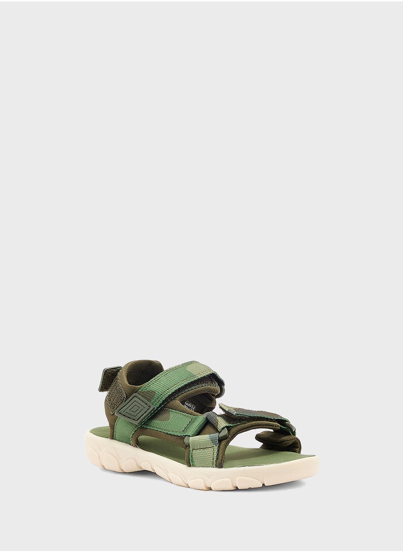 Marks & Spencer - Kids' Camo Riptape Trekkers - Image 1