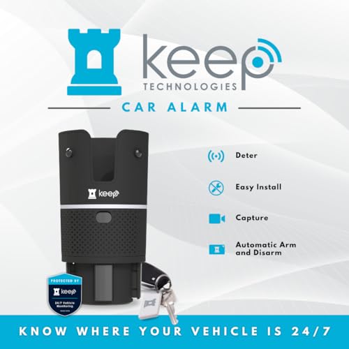 Keep Car Alarm - 4G/LTE, Anchoring Anti-Theft & Break-in Deterrent, GPS, Motion Sensing (PIR/Radar), 1080p Pictures & Video, 120dB Sound and Flashing Bright LEDs - Image 2
