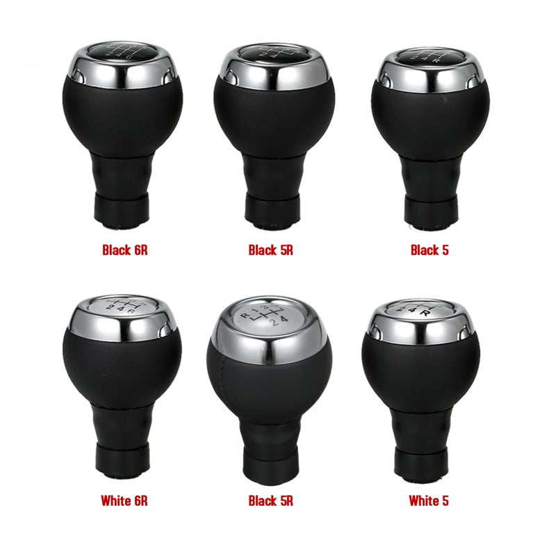 Shift Knob 5R Black - Ergonomic Design Quicker Smoother Shifting Premium Durable Material Gear Knob for Mini Cooper Interior Mods - Image 4