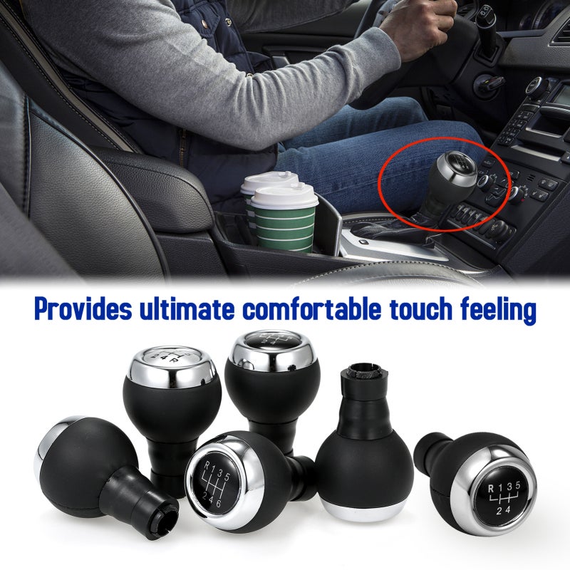 Shift Knob 5R Black - Ergonomic Design Quicker Smoother Shifting Premium Durable Material Gear Knob for Mini Cooper Interior Mods - Image 5