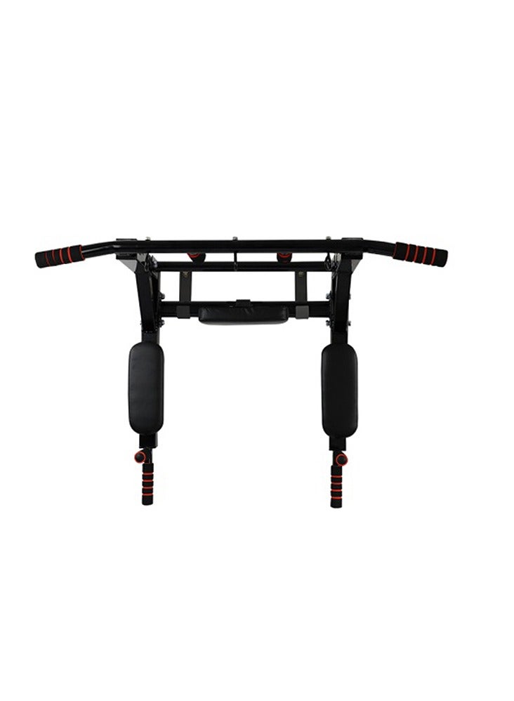 H PRO Wall Mounted Pull Up Bar| 2 in 1 Multifunctional Chin Up Bar| Dip Station for Indoor Exercise| Power Tower Set| Dip Bars for Home Gym Workout| Fitness Training Equipment Max Load 440lbs - Image 4