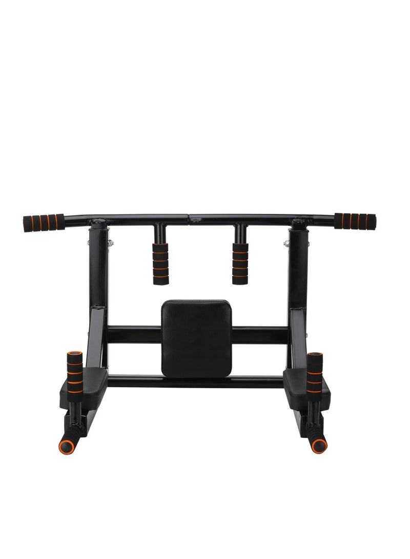 H PRO Wall Mounted Pull Up Bar| 2 in 1 Multifunctional Chin Up Bar| Dip Station for Indoor Exercise| Power Tower Set| Dip Bars for Home Gym Workout| Fitness Training Equipment Max Load 440lbs - Image 3