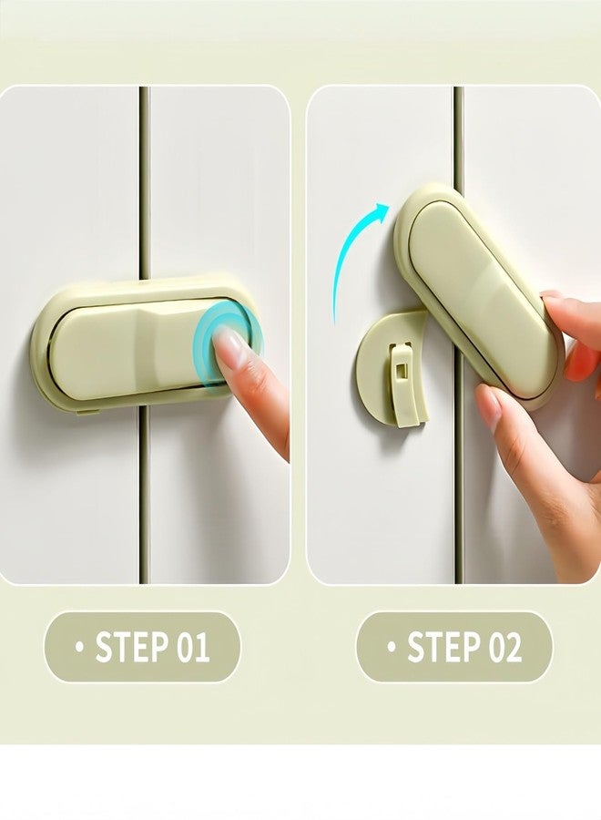 ClickFit Child Safety Cabinet Locks for Babies & Toddlers | Baby Proofing Safety Lock - No Drill Adhesive for Doors, Drawers, Cupboards, Fridge & Toilet Seat | Strong Child Lock for Home Safety (2, Standard) - Image 3