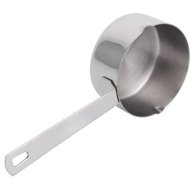 Baking Measuring Spoon 304 Stainless Steel Corrosion-Resistant - Liquid Pouring Design Measuring Cup Scoop - Scale Marked Smooth Texture Spoon for Home Kitchen Seasoning Flour Measure - Image 5