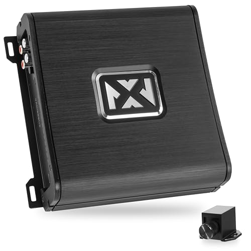 NVX VAD10001 v2 Model Monoblock Class D Amplifier 2000W Peak, 1000W RMS, 1/2/4-ohm Stable, Low Pass X-Over, Bass Boost, Remote Subwoofer Bass Knob, for Car/Truck/Marine/UTV/Motorcycle (VAD10001v2) - Image 1