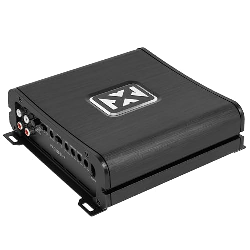 NVX VAD10001 v2 Model Monoblock Class D Amplifier 2000W Peak, 1000W RMS, 1/2/4-ohm Stable, Low Pass X-Over, Bass Boost, Remote Subwoofer Bass Knob, for Car/Truck/Marine/UTV/Motorcycle (VAD10001v2) - Image 3