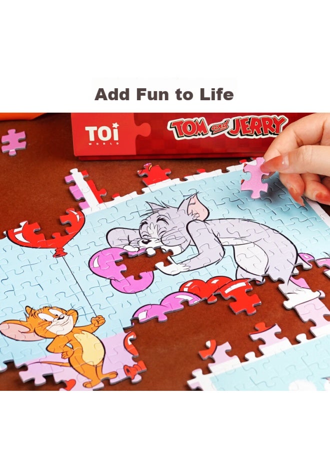 Toi Huiyichao Puzzle, Tom And Jerry, 1000 Pieces, Stress Relief, High Difficulty, Toy, New Year Gift, Cheese Is Power - Image 3