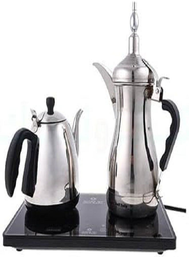 Dallah Al Khaleej set, Arabic coffee and tea maker, with a capacity of 1000 ml - Image 1