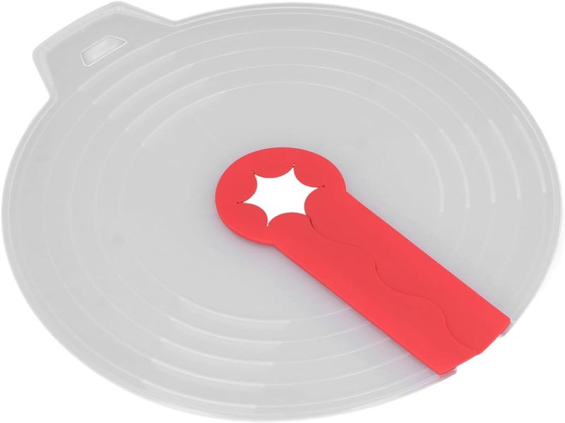 Splatter Guard, Silicone Splatter Guard Transparent Kitchen Splatter Guard Splashproof Cover Mixing Bowl Splatter Guard for Most Hand Electric Mixers - Image 2