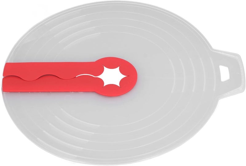 Splatter Guard, Silicone Splatter Guard Transparent Kitchen Splatter Guard Splashproof Cover Mixing Bowl Splatter Guard for Most Hand Electric Mixers - Image 3