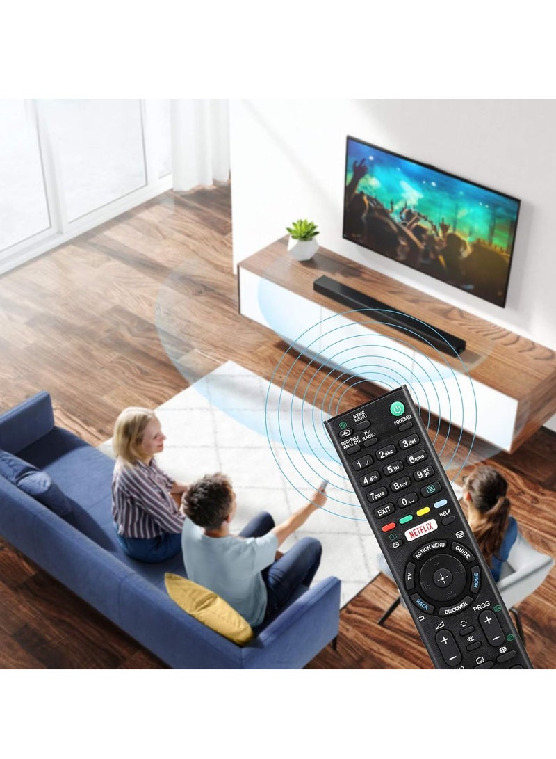 ELTRAZONE Replacement Remote Control RMT-TX100D Suitable for Sony Bravia Smart TV RMT-TX200E RMT-TX300E RMT-TX102D - No Setup Required with battery - Image 5