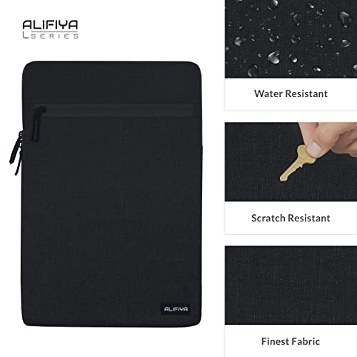 Alifiya Polyester Tablet Sleeve/Laptop Sleeve Bag/Case Cover Upto 11.6 inch for iPad/Samsung Galaxy/Lenovo (Black_L20) - Image 4