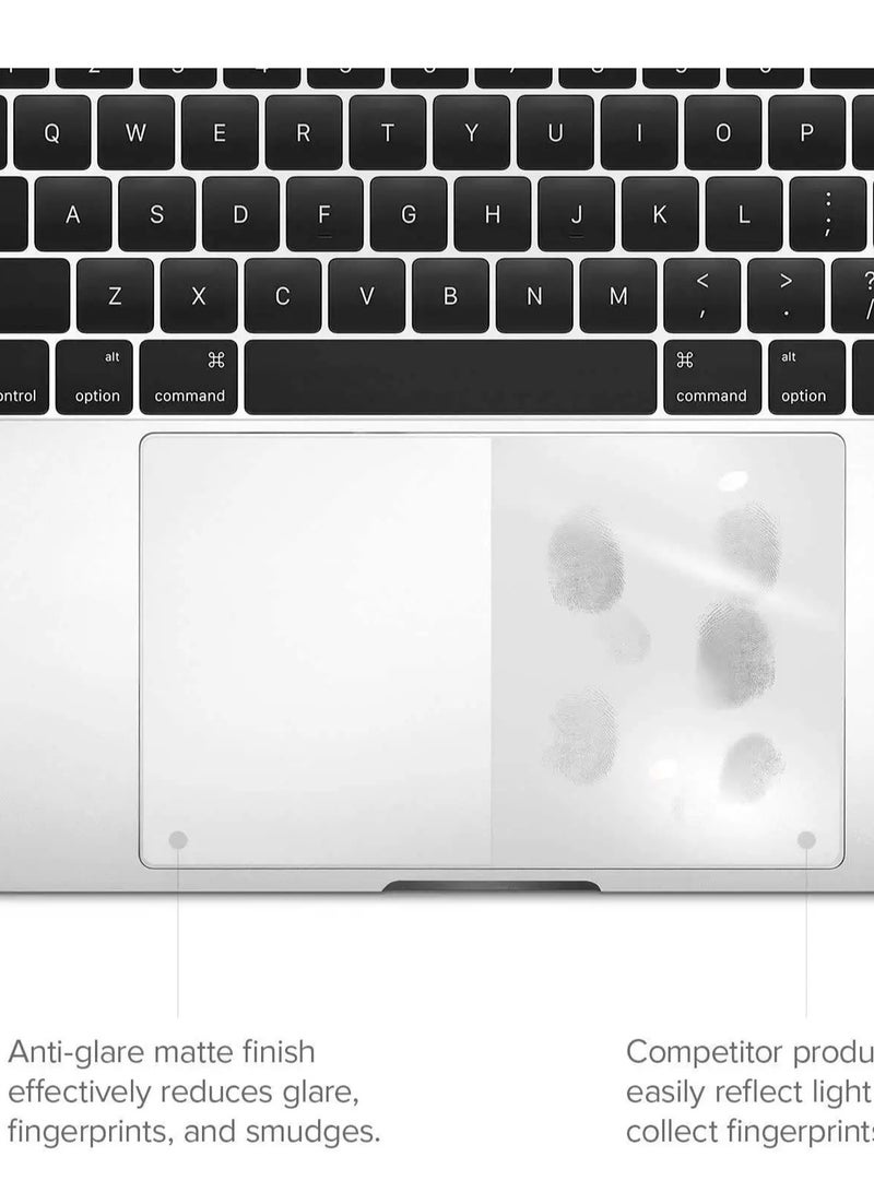 عبوتان من واقي لوحة التتبع لجهاز 2020-2022 MacBook Pro 13 بوصة A2338 M2 M1 A2289 A2251 غطاء وسادة المسار لجهاز 2020 MacBook Pro 13.3 مع ملحقات الكمبيوتر المحمول Touch Bar Touch ID - شفاف - Image 4