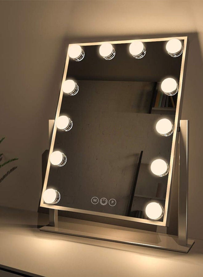 Sharpdo مرآة تجميل طاولة LED مع ضوء يمكن ضبطه بثلاثة ألوان - Image 3