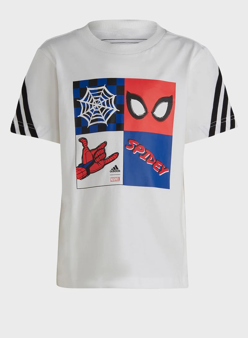 adidas طقم مارفل للأطفال