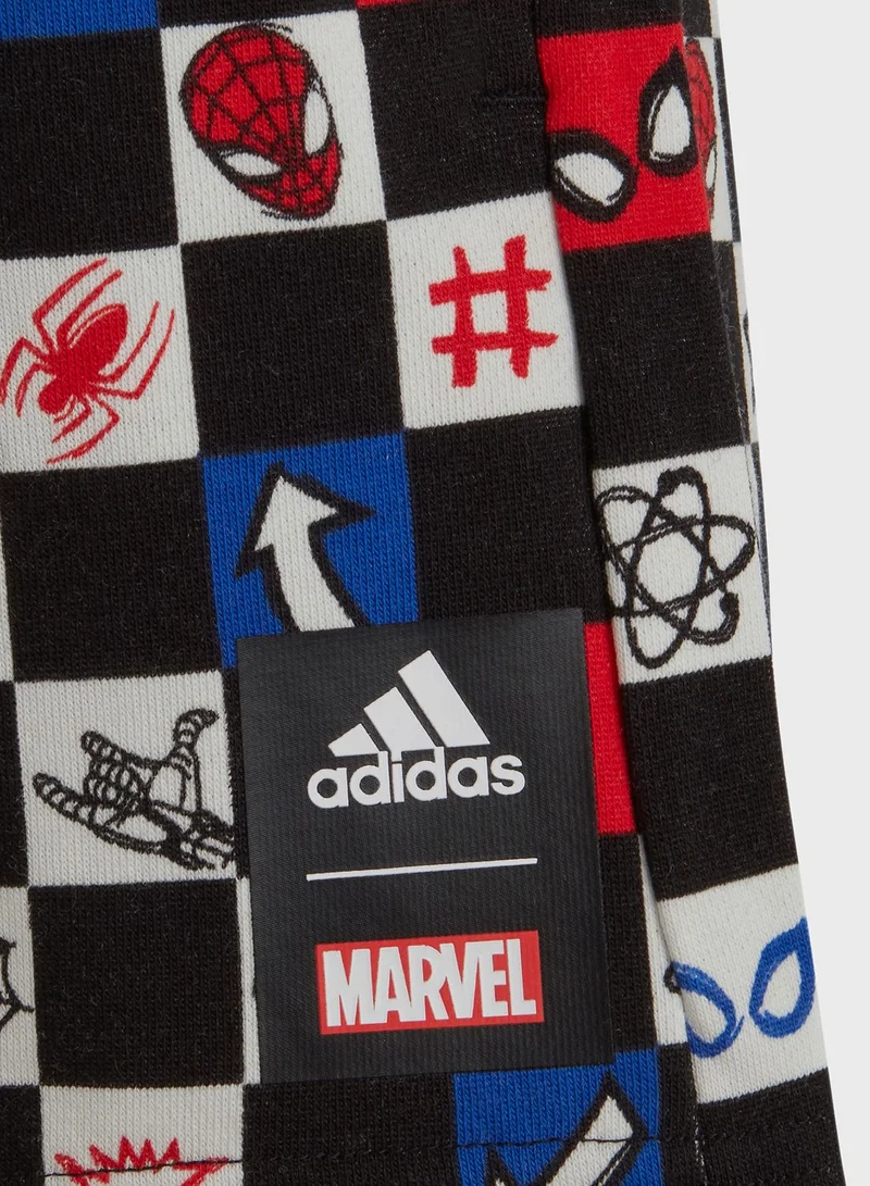 adidas طقم مارفل للأطفال