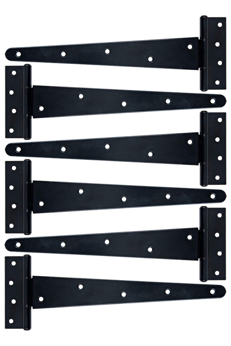 MLHpeak TStrap مفصلات بوابة ثقيلة مفصلات أبواب حظائر 6 12 بوصة