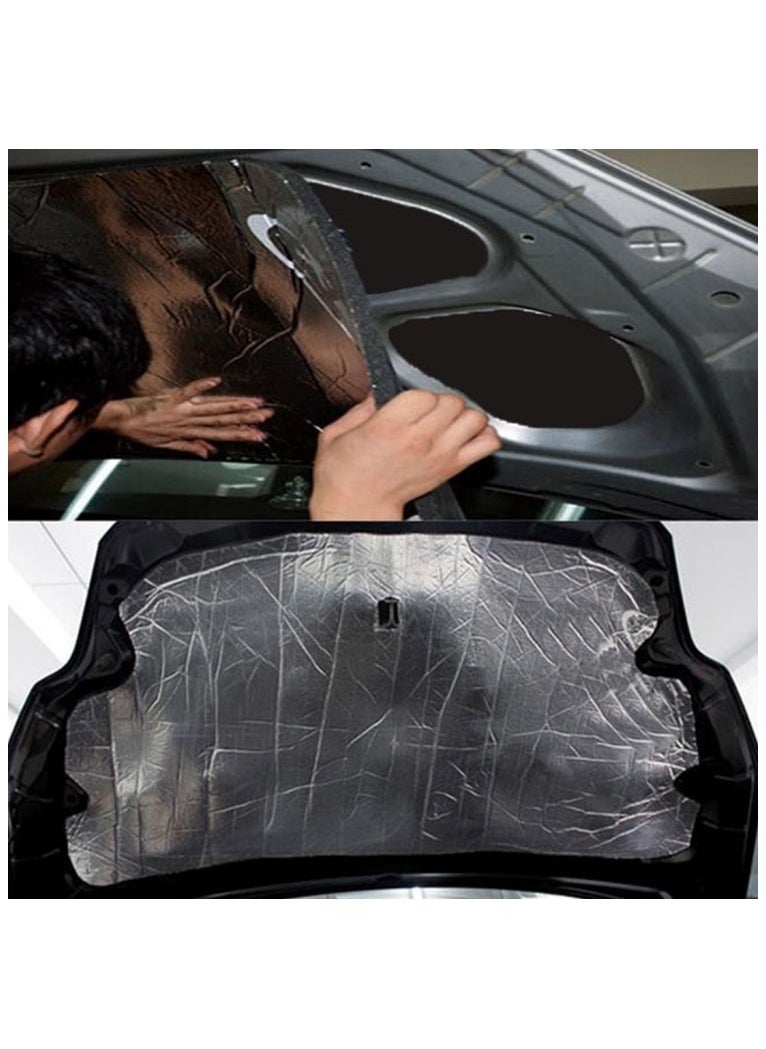 Generic Car Hood Engine Noise Insulation Cotton Heat Waterproof Self Adhesive Car Heat Sound Insulation Cotton, Size: 1m x 1.4m x 5mm  - Image 5