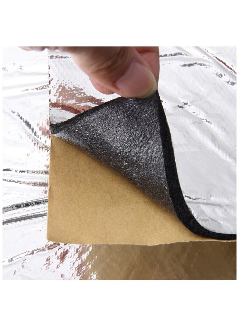 Generic Car Hood Engine Noise Insulation Cotton Heat Waterproof Self Adhesive Car Heat Sound Insulation Cotton, Size: 1m x 1.4m x 5mm  - Image 3