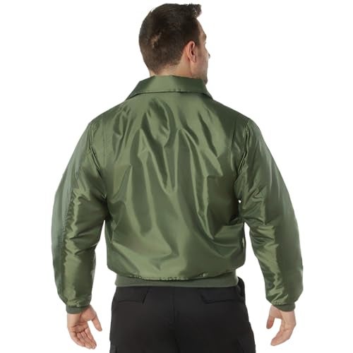 Rothco CWU-45P Flight Jacket - Iconic Bomber Style Jacket Cold Weather Coat (US, Alpha, Medium, Regular, Regular, Sage Green) - Image 2