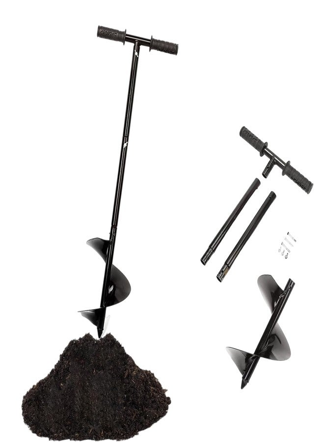WLSANX Compost Turner Aerator,Compost Stirrer Tool for Outdoor Composting Manual Compost Bin Aerator Rotating Aerator Soil Tiller - Image 3
