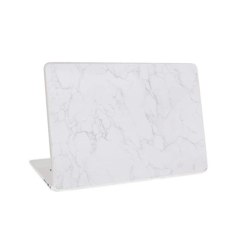 WALLTON غطاء جلد فينيل لابتوب غطاء ملصق واقي قابل لإعادة الاستخدام لقياس 11.6" - 15.6" إنش لأجهزة Acer وLenovo وAsus وToshiba وHP وSamsung وDell (13.2x9.4 إنش) - رخام أبيض رمادي - Image 1