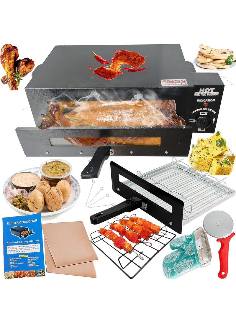 B.N. brights BNBrights B4 Electric Tandoor SS Elements CRC Powder Coating Body with Regulator and Best for Tandoori Dish Black  - Image 3
