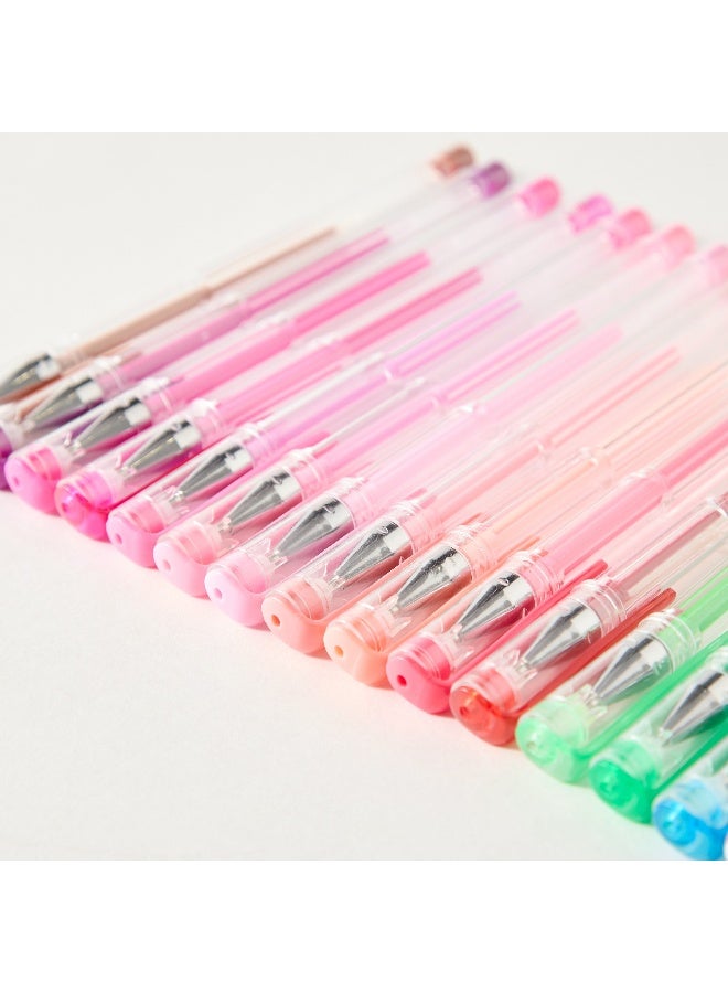 Findz Pens & Pencils - Individual - 100 Pcs Gel Ink Pens - (Plastic) Multicolour \ 28X15.7X5.5 - Image 4