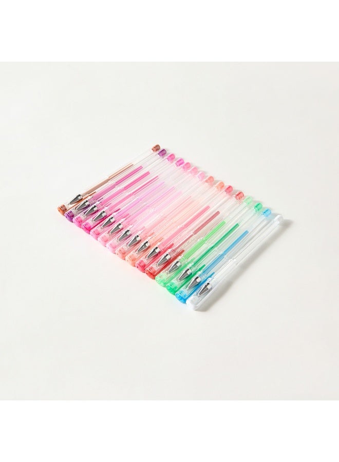 Findz Pens & Pencils - Individual - 100 Pcs Gel Ink Pens - (Plastic) Multicolour \ 28X15.7X5.5 - Image 2