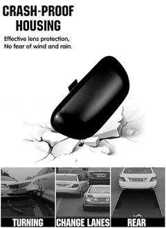 3R Blind Spot Mirror-Side Mirror Wide Angle Mirror HD Glass Convex 360 Degree Rotation Car Rear Auxiliary Mirror with Adjustable Sticker Automotive Exterior Accessories for Cars Trucks  - Image 2