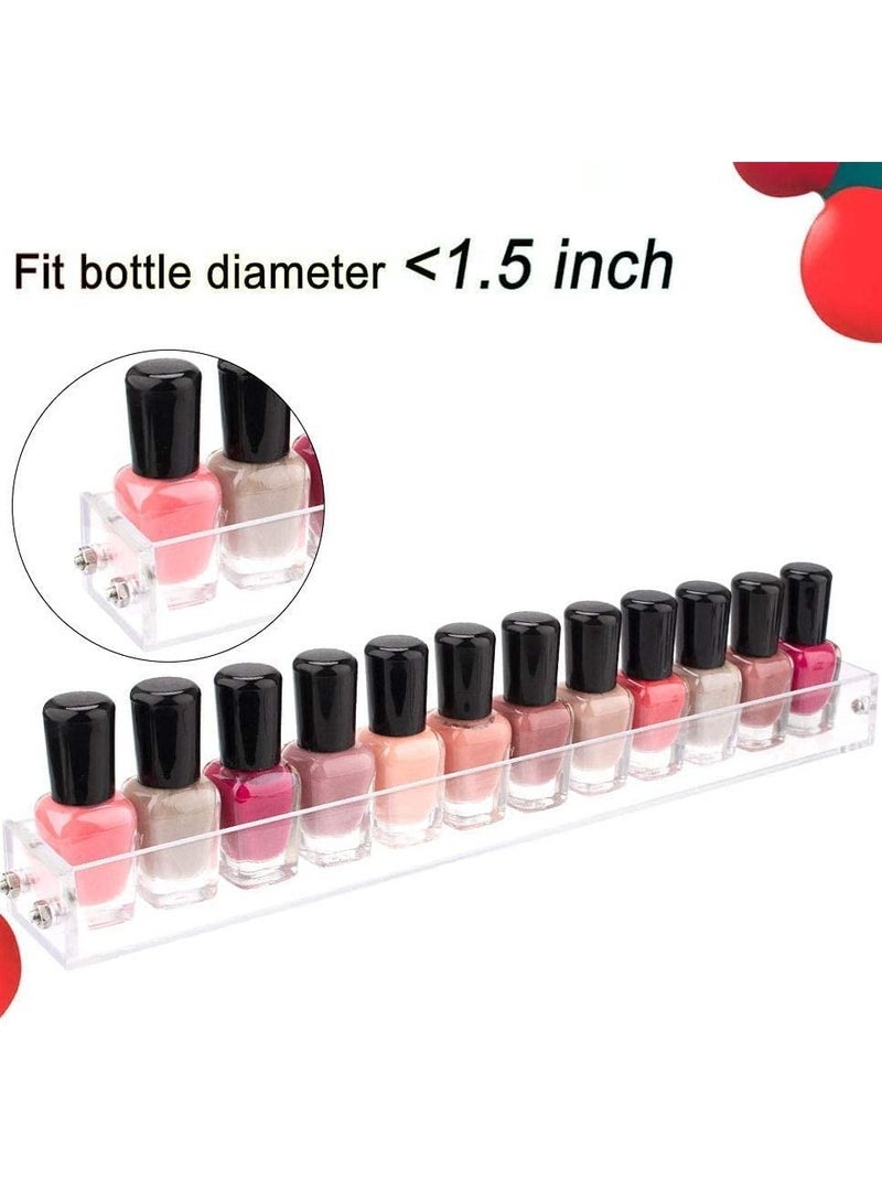 ORiTi منظم وعلبة تخزين طلاء الأظافر مكونة من 4 طبقات من الأكريليك الشفاف - Image 3