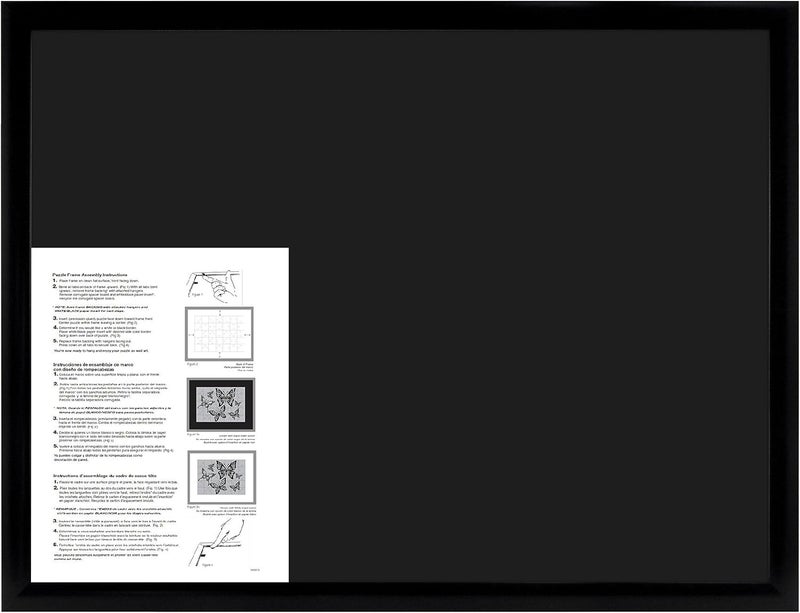 MCS إطار لغز 18x24 للألغاز المنتهية، عرض صورة كبير مثبت على الحائط عمودي وأفقي باللون الأسود (عبوة واحدة) - Image 3