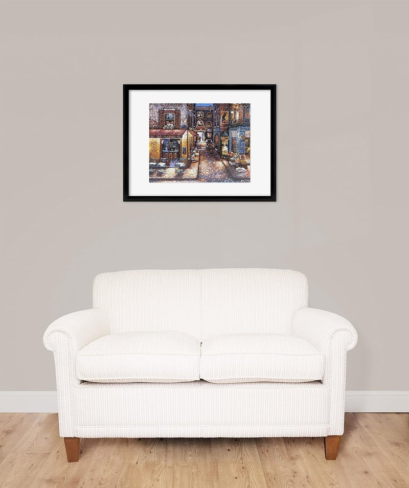 MCS إطار لغز 18x24 للألغاز المنتهية، عرض صورة كبير مثبت على الحائط عمودي وأفقي باللون الأسود (عبوة واحدة) - Image 5