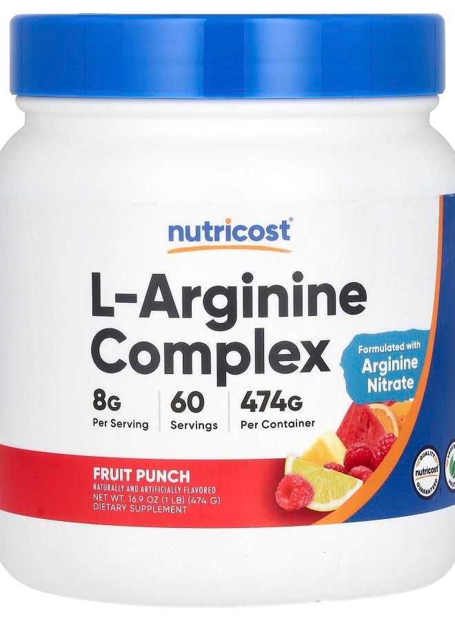 L-Arginine Complex Fruit Punch 16.9 oz (474 g)