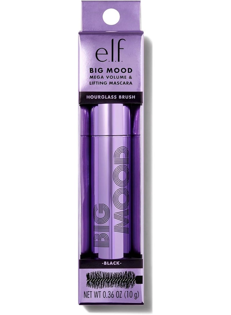 elf Big Mood Mascara, Bold Volume & Instant Lift Black - Image 2