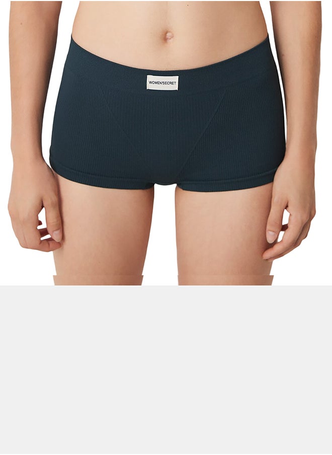 women'secret - Seamless Ribbed Boxer Briefs - Image 1