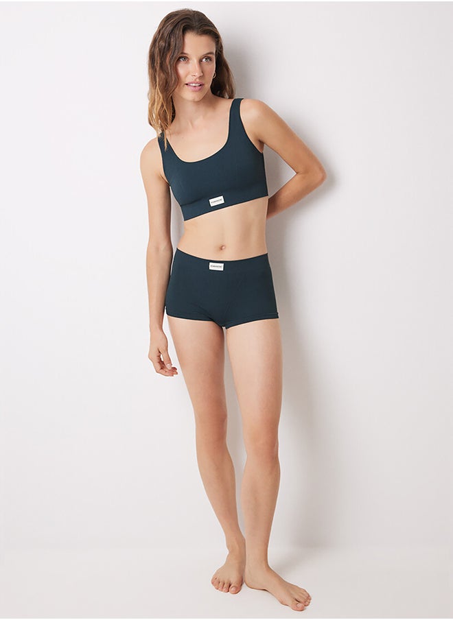 women'secret - Seamless Ribbed Boxer Briefs - Image 1