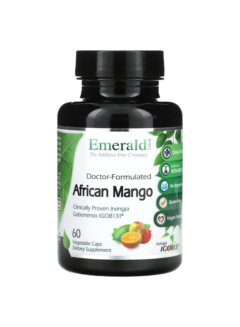 Emerald Laboratories African Mango, 60 Vegetable Caps
