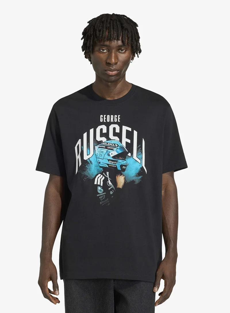 Adidas Mer Formula 1 Team George Russell Graphic T-Shirt