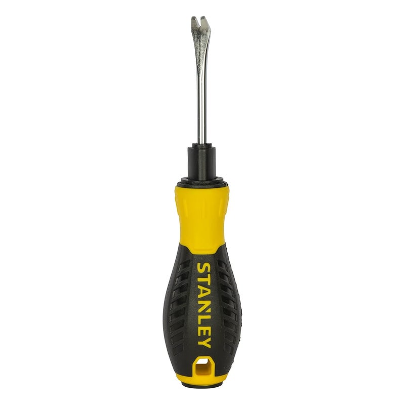 Stanley STANLEY STHT62511 9-Way Screwdriver Set with Storage Case for Home, DIY, Professional & Industrial Use Ideal for Carpentry, Construction, Mechanical, Electrical & Plumbing Tasks, YELLOW & BLACK  - Image 4
