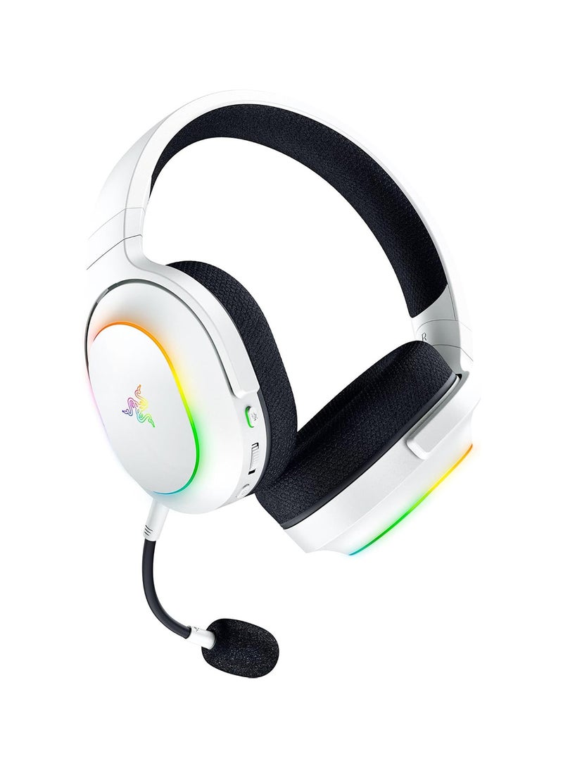 Razer Barracuda X Chroma Wireless Gaming Headset: 2.4GHz Wireless & Bluetooth, Lightweight, Chroma RGB, 40mm Drivers, Cardioid Mic, 70 Hr Battery, for PC, Mac, PS5, Switch, Smartphone - White I RZ04-05220200-R3M1 - Image 2
