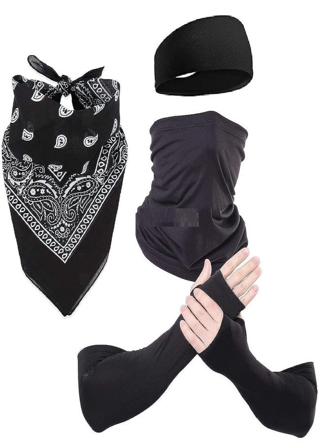 PAROPKAR Multi Sport (Headband, Bandana, Handkerchief, Sleeve) Use for Running Hiking Biking Riding Cycling Gym Yoga Workout for Men and Women (1) - Image 1