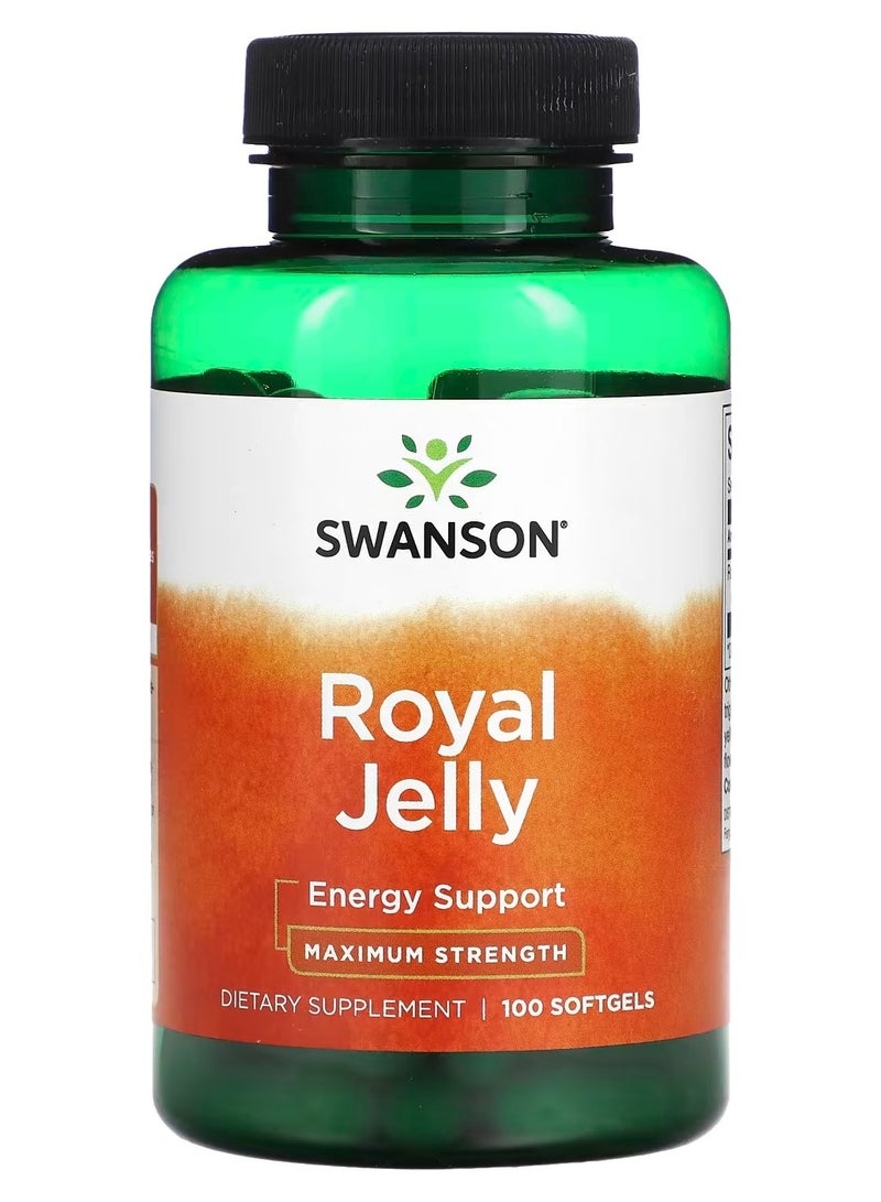 Swanson, Royal Jelly, Maximum Strength, 100 Softgels (333.33 mg per Sogtgel)
