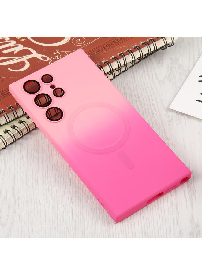 S-TOP Case For Samsung Galaxy S23+ 5G Liquid TPU Silicone Gradient MagSafe Phone Case - Image 2