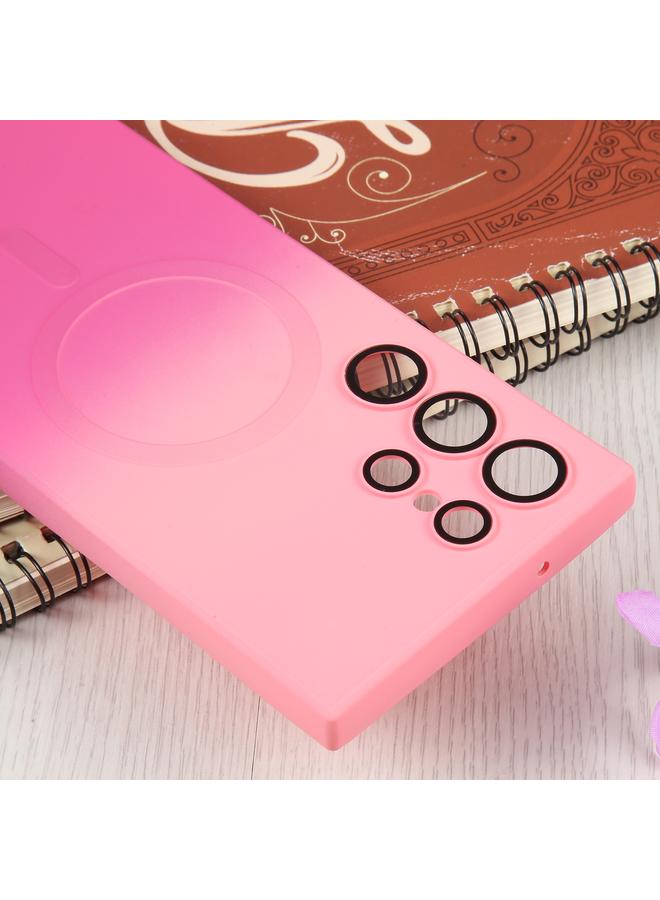 S-TOP Case For Samsung Galaxy S23+ 5G Liquid TPU Silicone Gradient MagSafe Phone Case - Image 4