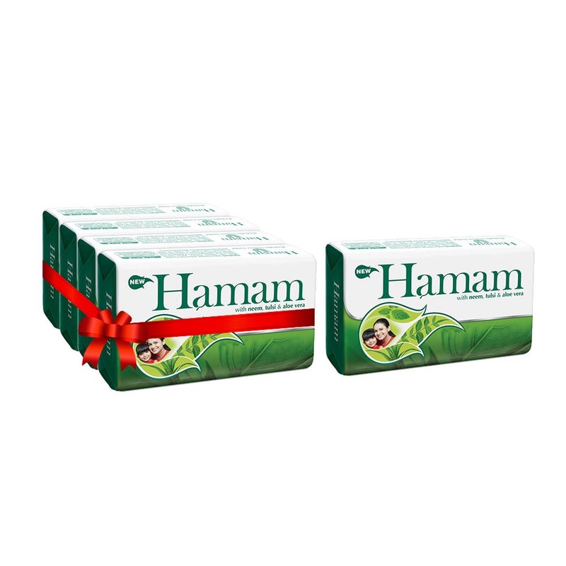 Hamam Soap Bar Combo Pack 150gx4 Buy 4 Get 1 Free - Image 1
