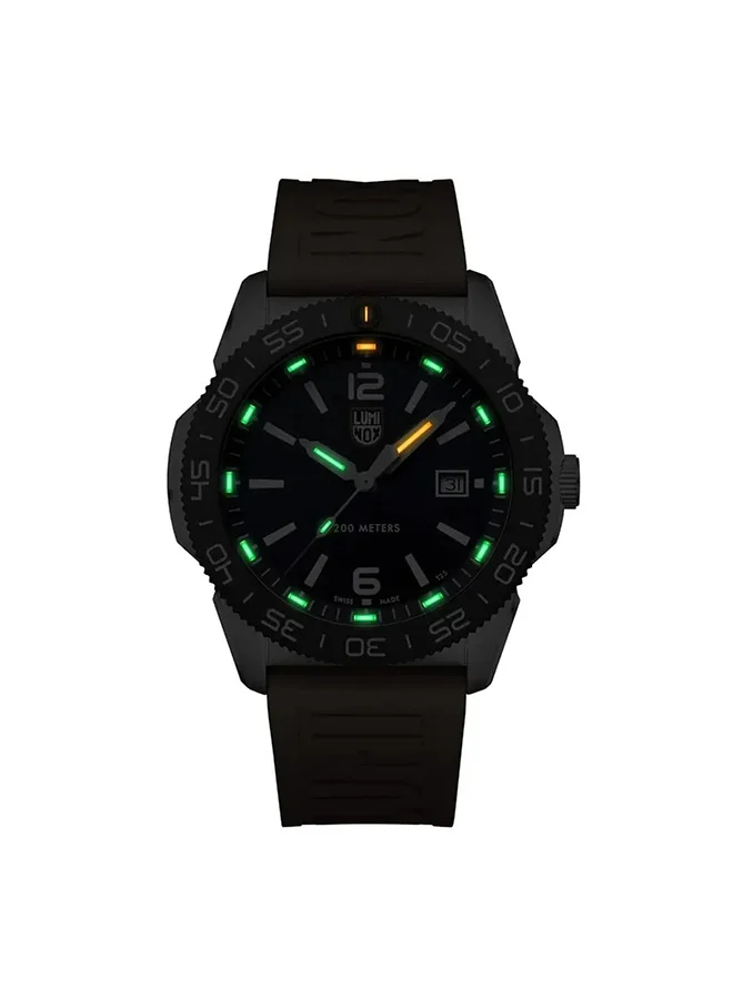 Luminox Unisex Analog Round Shape Rubber Wrist Watch XS.3123.RF - 44 Mm